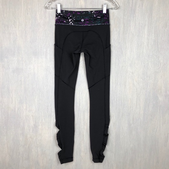 lululemon athletica Pants - Lululemon Speed Tight black shadow wrap multi 2